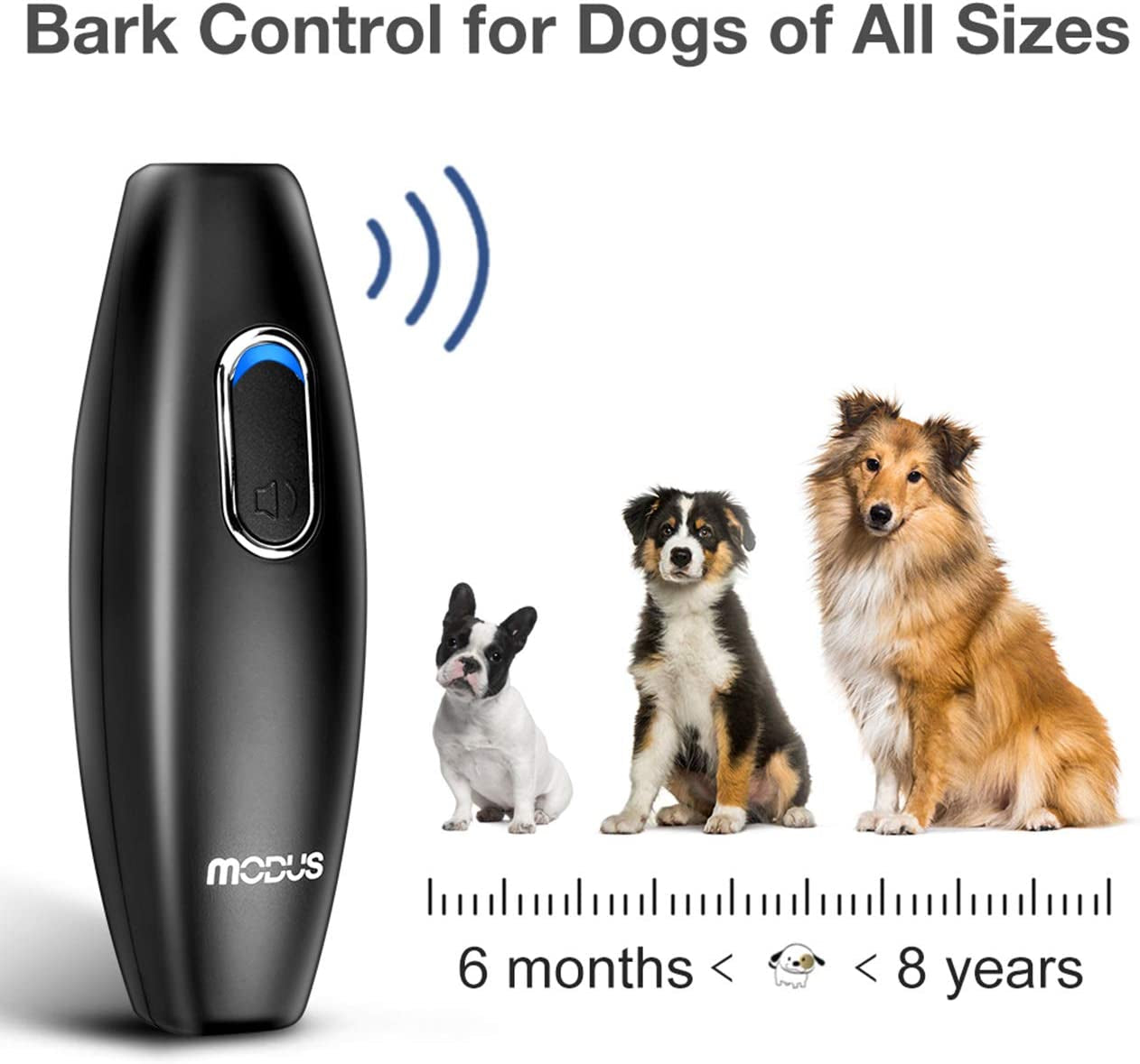 "Silent Paws: Ultimate Bark Control Device - 2-In-1 Dog Training Tool with Extended Range, Safe and Effective, Whisper-Quiet Ultrasonic Pet Corrector"