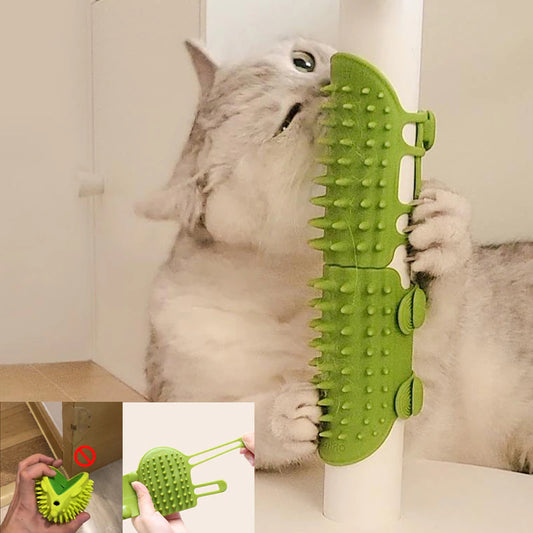 "Ultimate Cat Grooming Tool: Self-Cleaning Massage Comb for Cats - Say Goodbye to Cat Hair and Hello to a Happy, Healthy Pet!"