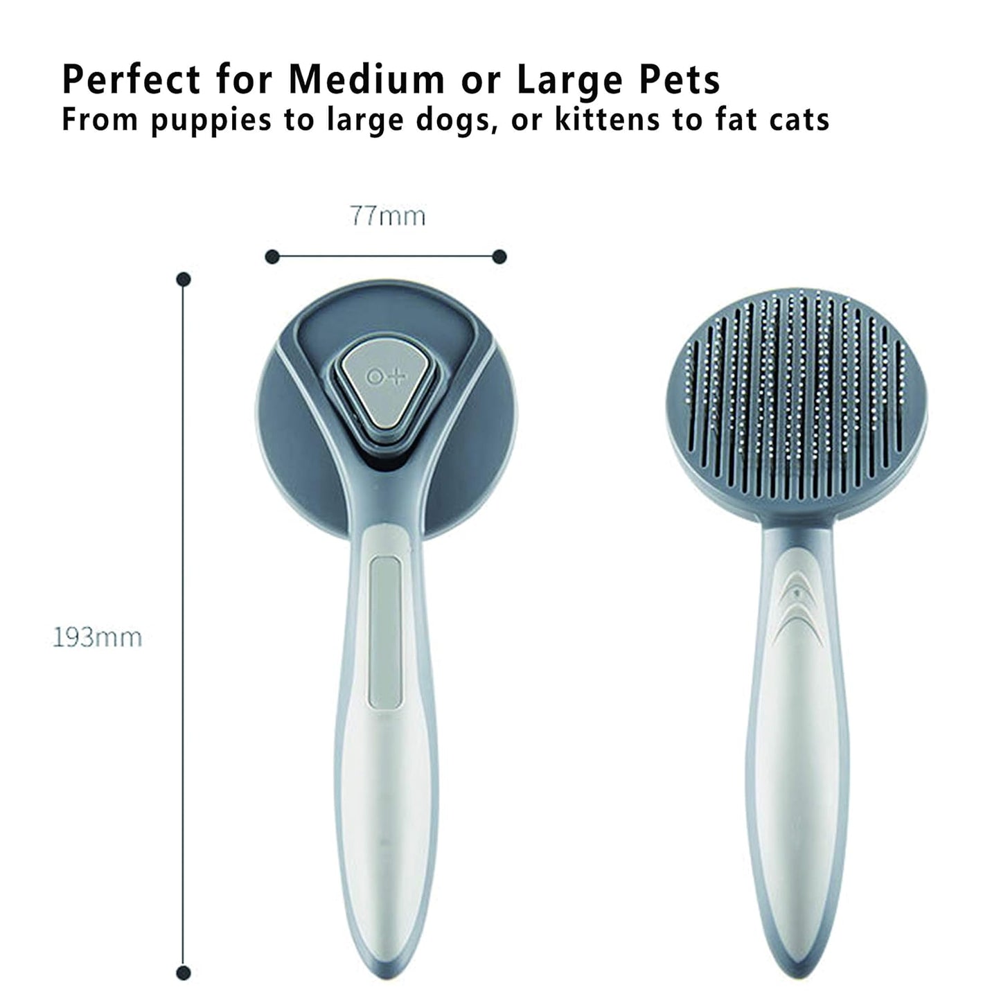 "Ultimate Self-Cleaning Pet Grooming Brush - Say Goodbye to Shedding Fur! Perfect for Dogs and Cats - Your Furry Friends Will Adore It! (Green)"