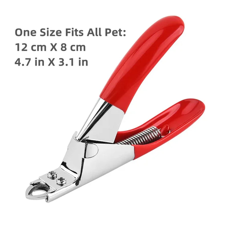 "Trim Your Pet'S Nails with Ease - Premium Stainless Steel Nail Clipper with Safety Guard - Perfect for Cats and Dogs - Ensures Safe and Hassle-Free Claw Care - Suitable for All Sizes"