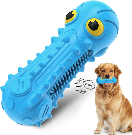 "Ultimate Chew Fun: Indestructible Dog Toys for Medium to Large Aggressive Chewers - Squeaky, Durable, and Perfect for Training, Teething, and Cleaning - Indoor and Outdoor Interactive Playtime for Your Furry Friend!"