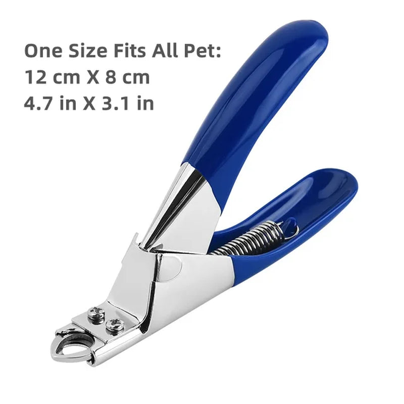 "Trim Your Pet'S Nails with Ease - Premium Stainless Steel Nail Clipper with Safety Guard - Perfect for Cats and Dogs - Ensures Safe and Hassle-Free Claw Care - Suitable for All Sizes"