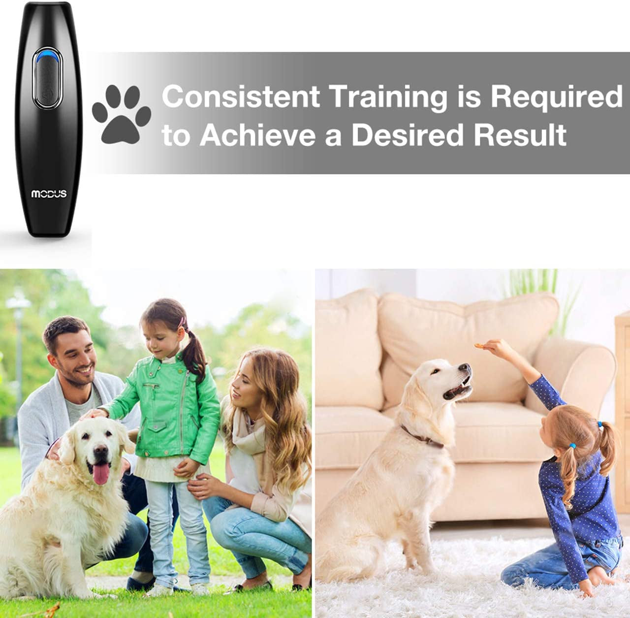 "Silent Paws: Ultimate Bark Control Device - 2-In-1 Dog Training Tool with Extended Range, Safe and Effective, Whisper-Quiet Ultrasonic Pet Corrector"