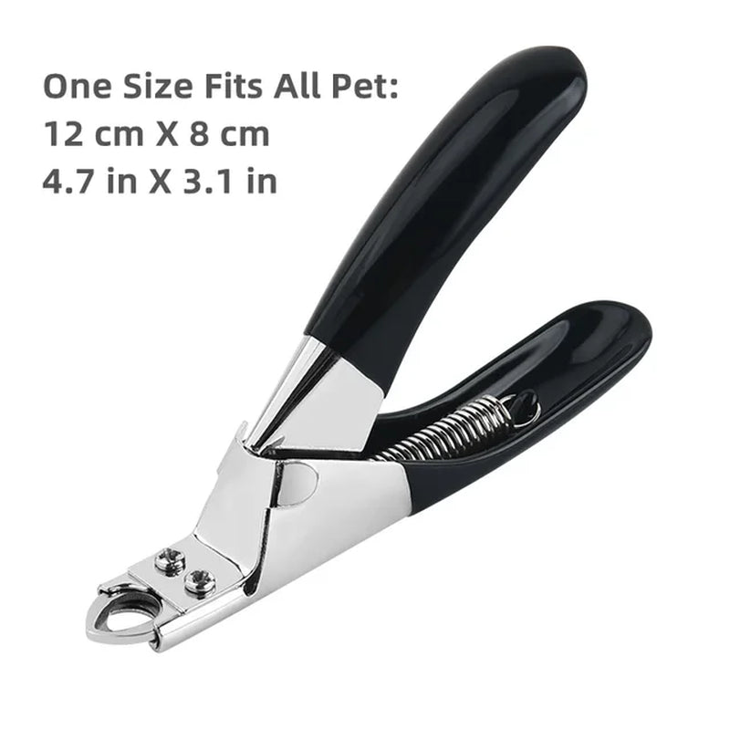 "Trim Your Pet'S Nails with Ease - Premium Stainless Steel Nail Clipper with Safety Guard - Perfect for Cats and Dogs - Ensures Safe and Hassle-Free Claw Care - Suitable for All Sizes"